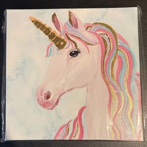 Unicorn Mini Canvas Wall Art
